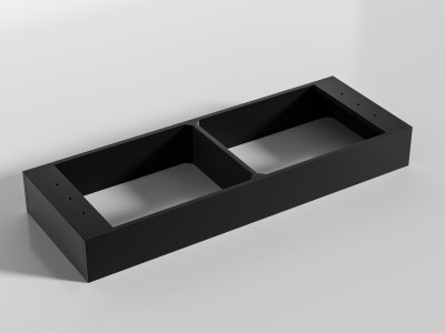 Kickboard 1190x435x150 LK-124KB - Matte Black - LK-124KB-MB - Matte Black