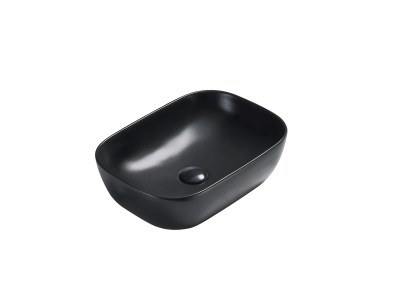 Ellips Fine Ceramic Above Counter Basins - 460*320*137, Matte Black - LK-ELA456-MB - Matte Black