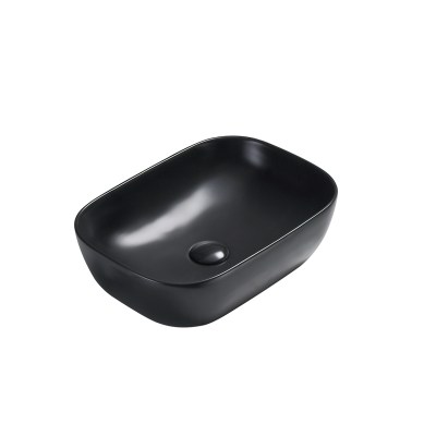 Ellips Fine Ceramic Above Counter Basins - 460*320*137, Matte Black - LK-ELA456-MB - Matte Black