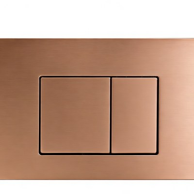 R&T Square Push Plate G3004109 - Brushed Copper - G3004109CP - Brushed Copper