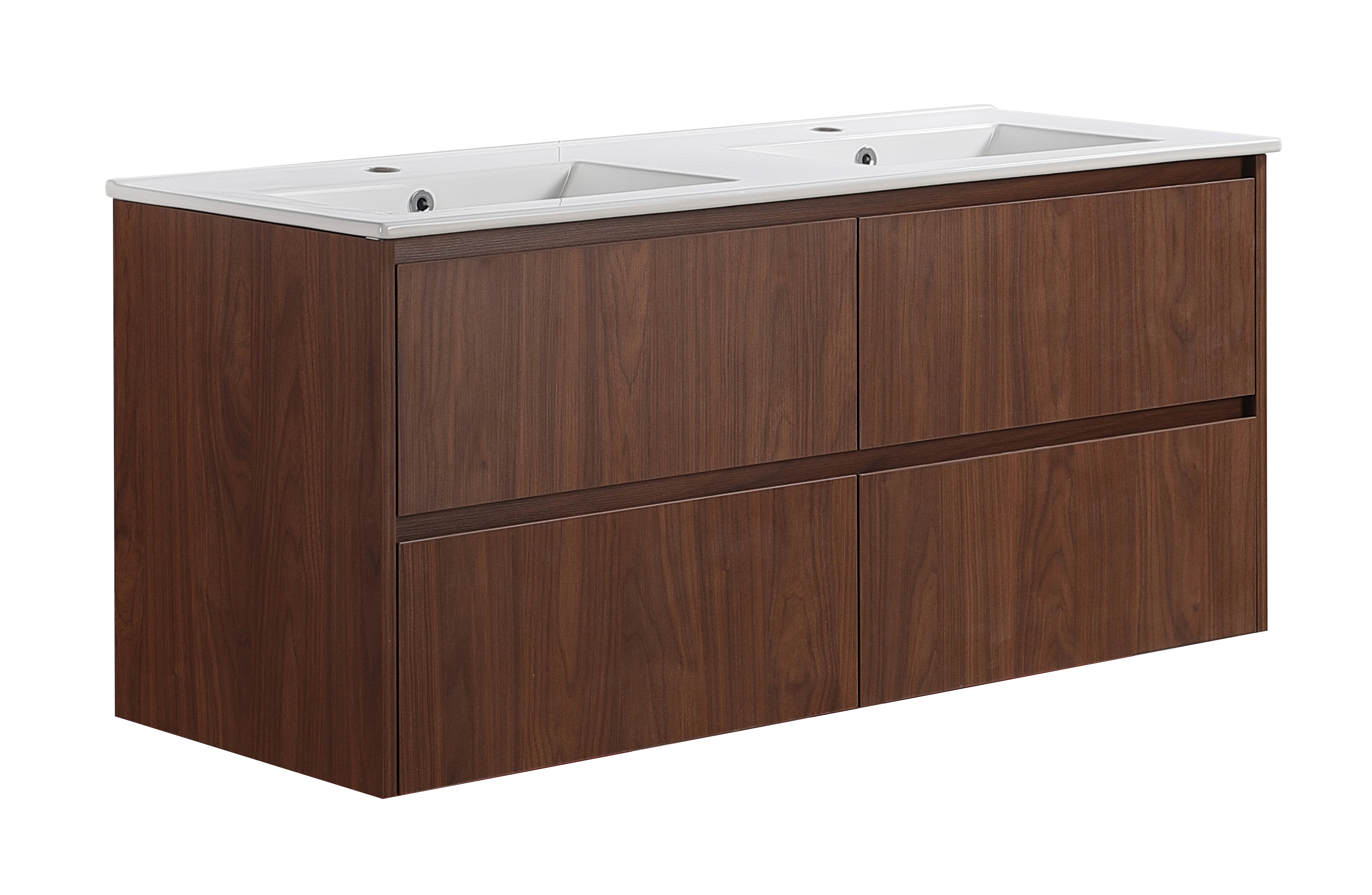 Gladstone Modern Wall Hung Plywood Double Bowl LK-MG1220W-MO - Image 2