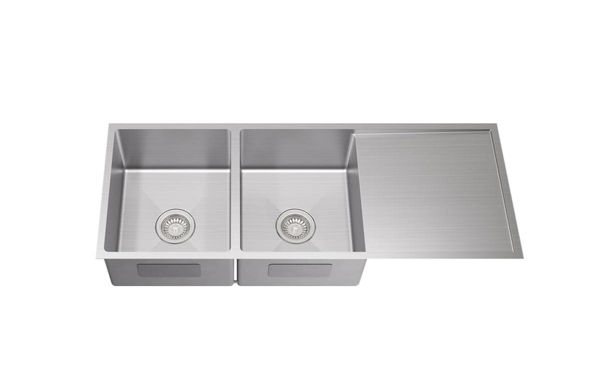 Kliff Hand Made Stainless Steel Sinks DOUBLE BOWL LK-SDK-1140/Multiple ...