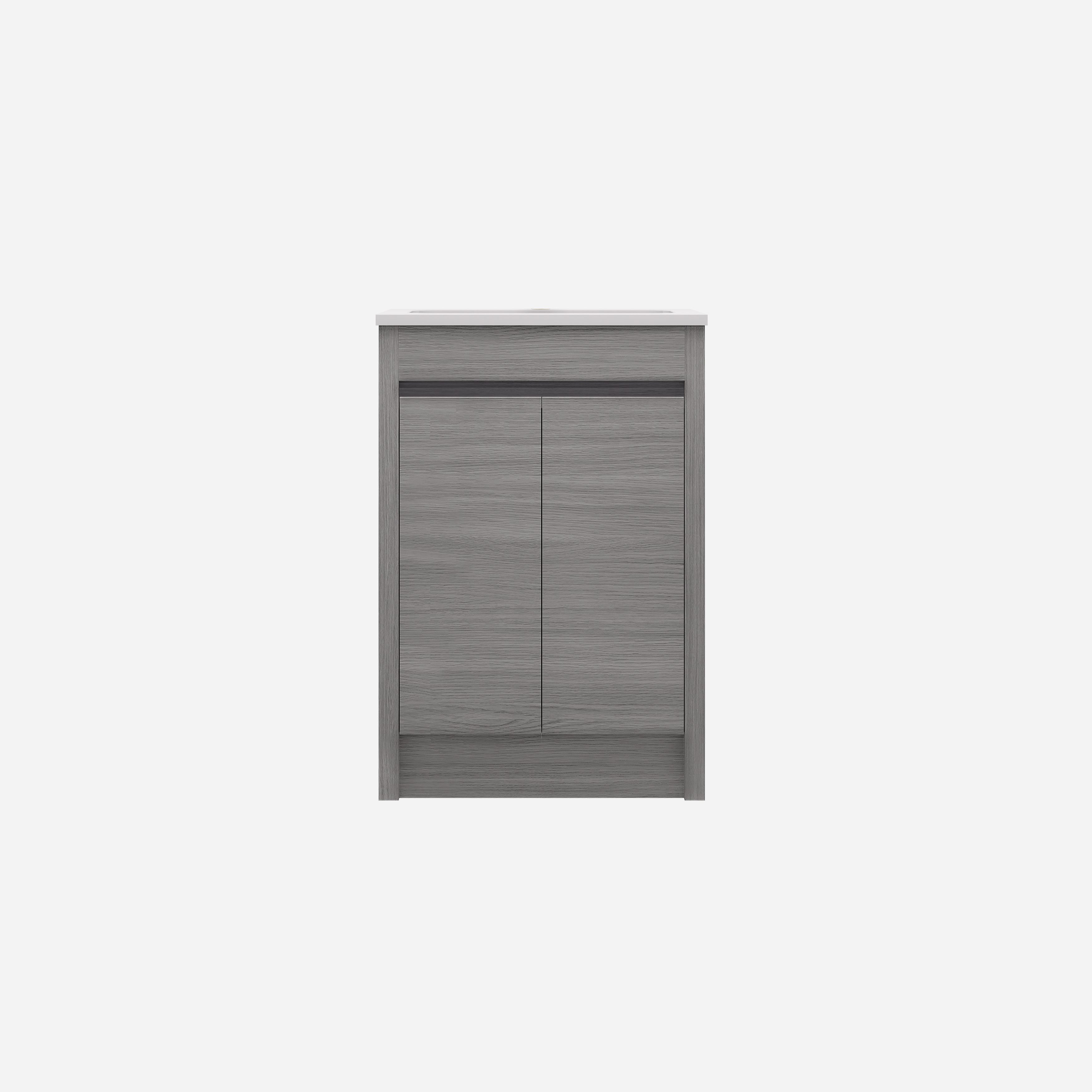 Pako Moden Free Standing Cabinet PVC Wood Grain Grey Oak LK-PK63L-OG